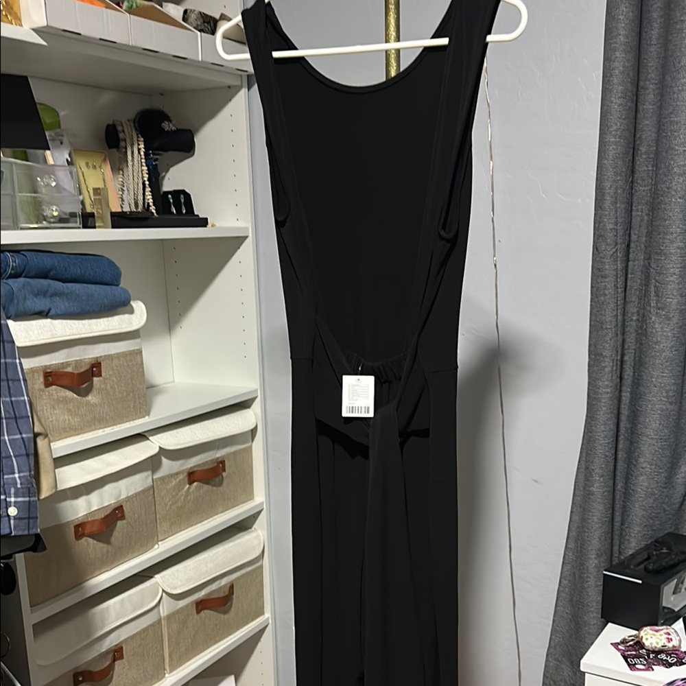 No.082 Urban Outfitters Black Jumpsuit - Picture 4 of 11